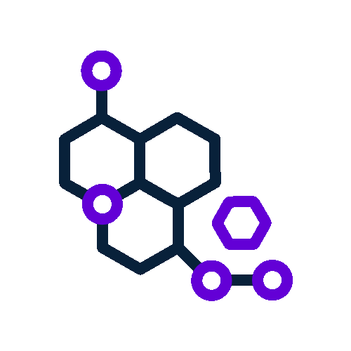 Molecular structure icon